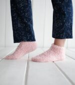 Koyu Pembe Uyku Çorabı