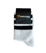 Siyah Çizgili Çorap