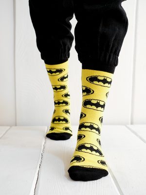 Batman Desenli Çorap