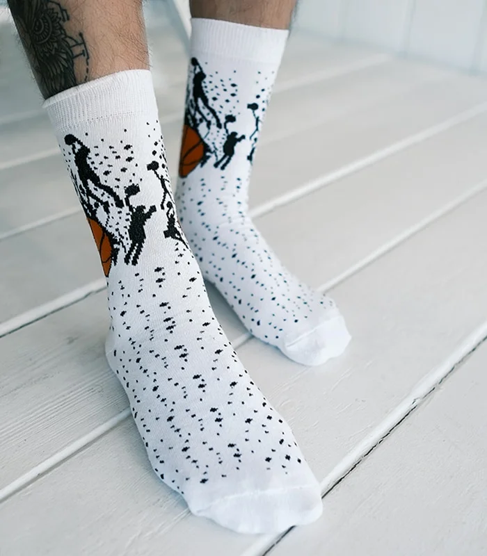 Basketbol Desenli Çorap - Görsel 2