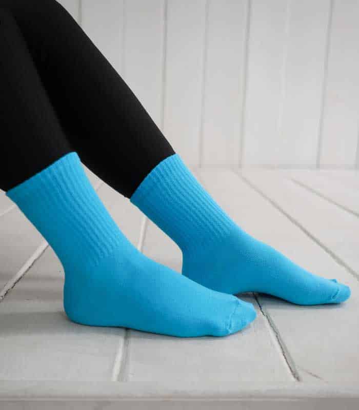 Mavi Renkli Tenis Çorabı Mavi Renkli Tenis Çorabı