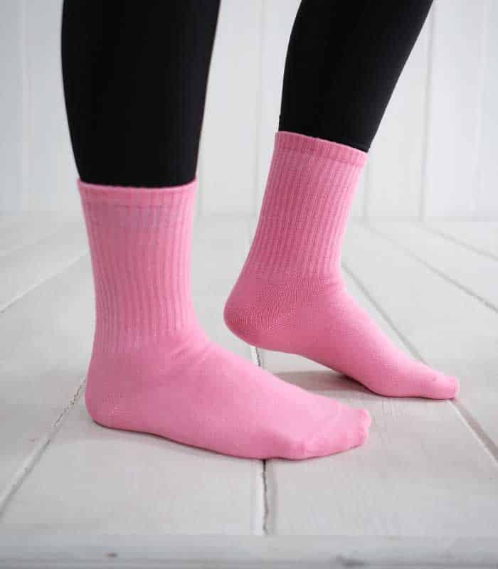 Pembe Renkli Tenis Çorabı Pembe Renkli Tenis Çorabı