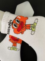 Darwin Watterson desenli tenis çorap4