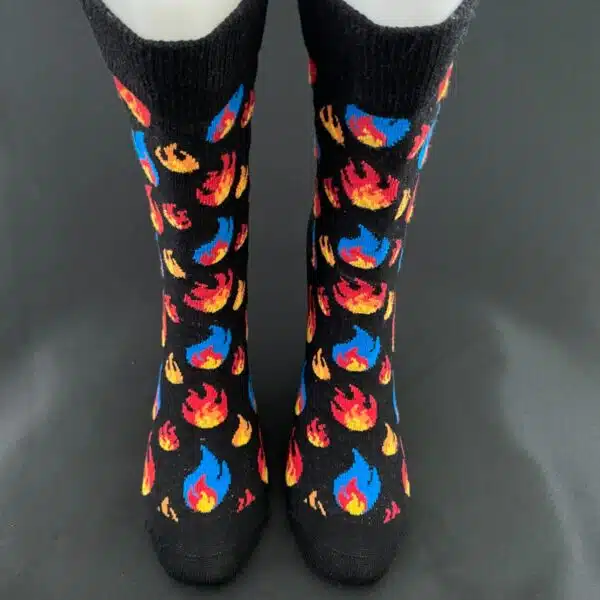 alev desenli soket çorap2