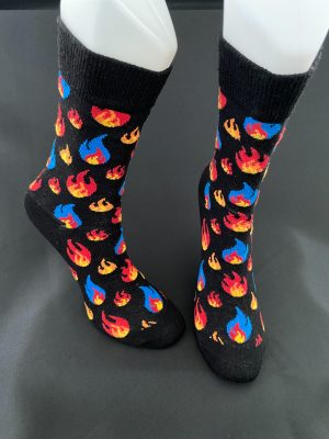 alev desenli soket çorap3