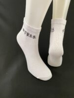 free desenli beyaz tenis çorap5