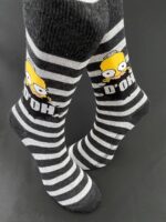 simpsons d'oh desenli uzun soket çorap2